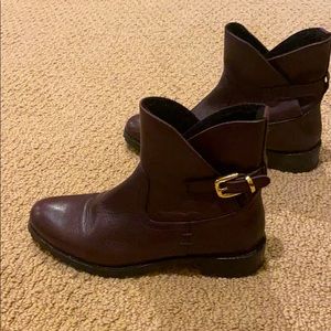 Catherine Malandrino NEW Leather Boots 6.5 Size 37